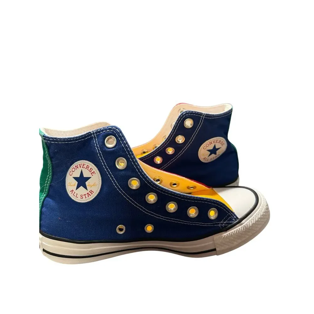 Converse Multicolored Youth Tennis Shoe Size 4-no shoe strings